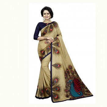 Buy Peacock Blue Sarees Online At Best Prices – Koskii